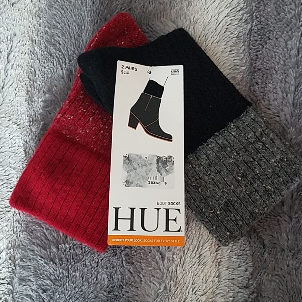 Hue Boot Socks NWT